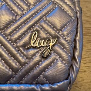 Lug Quilted RFID Convertible Crossbody Pewter NWT